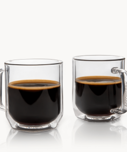 AeroPress Double Wall Glass Coffee Mug - 2 Pack
